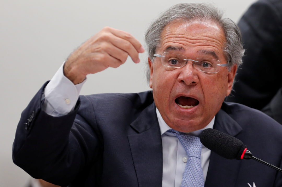 Ministro da Economia, Paulo GuedesCredit...REUTERS/Adriano Machado