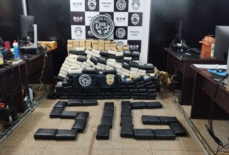 Cocaína apreendida por policiais do SIG - Crédito: Osvaldo Duarte / Dourados News