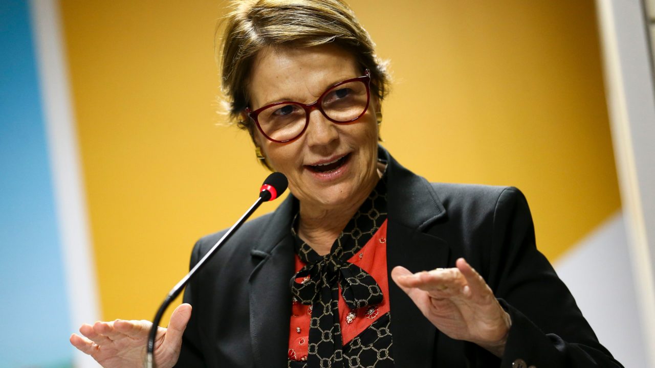 Líder do PP no Senado, a senadora Tereza Cristina (MS)
