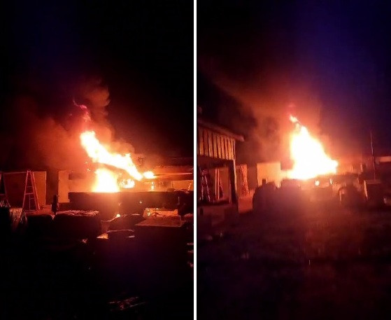 Incêndio cortou a comunicação e energia elétrica no município