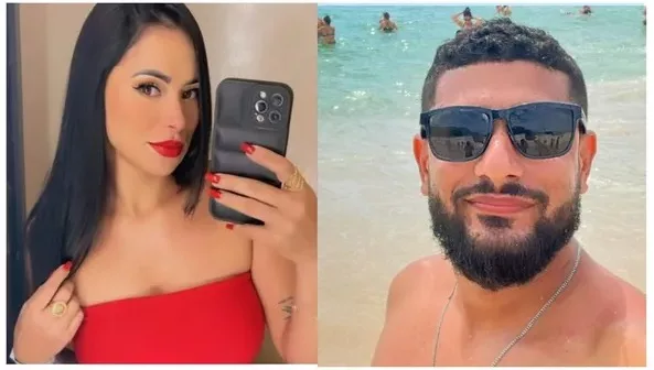 Jaiane Lemos de Souza Neto, 27 anos, (à esquerda) e Everaldo Oliveira Santos, 34 anos (à direita), mortos pelo ex marido de Jaiane em Porto Velho ?- Foto: Reprodução/redes sociais
