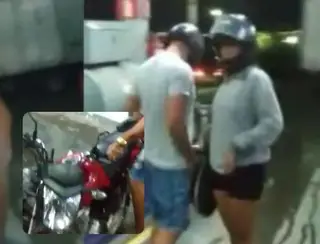 Marido pega mulher no flagra saindo de motel e ainda perde a moto pro Ricardão; veja vídeo