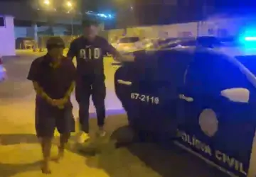 Camila Gomes foi presa após matar a namorada Daniele (no detalhe) Divulgação / Polícia Civil