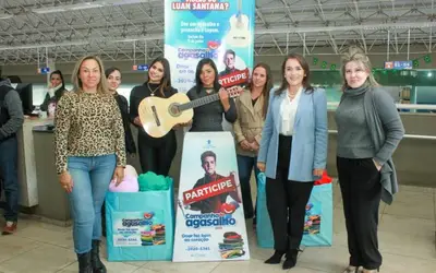 Para incentivar doação na Campanha do Agasalho, Prefeitura vai sortear violão do Luan Santana